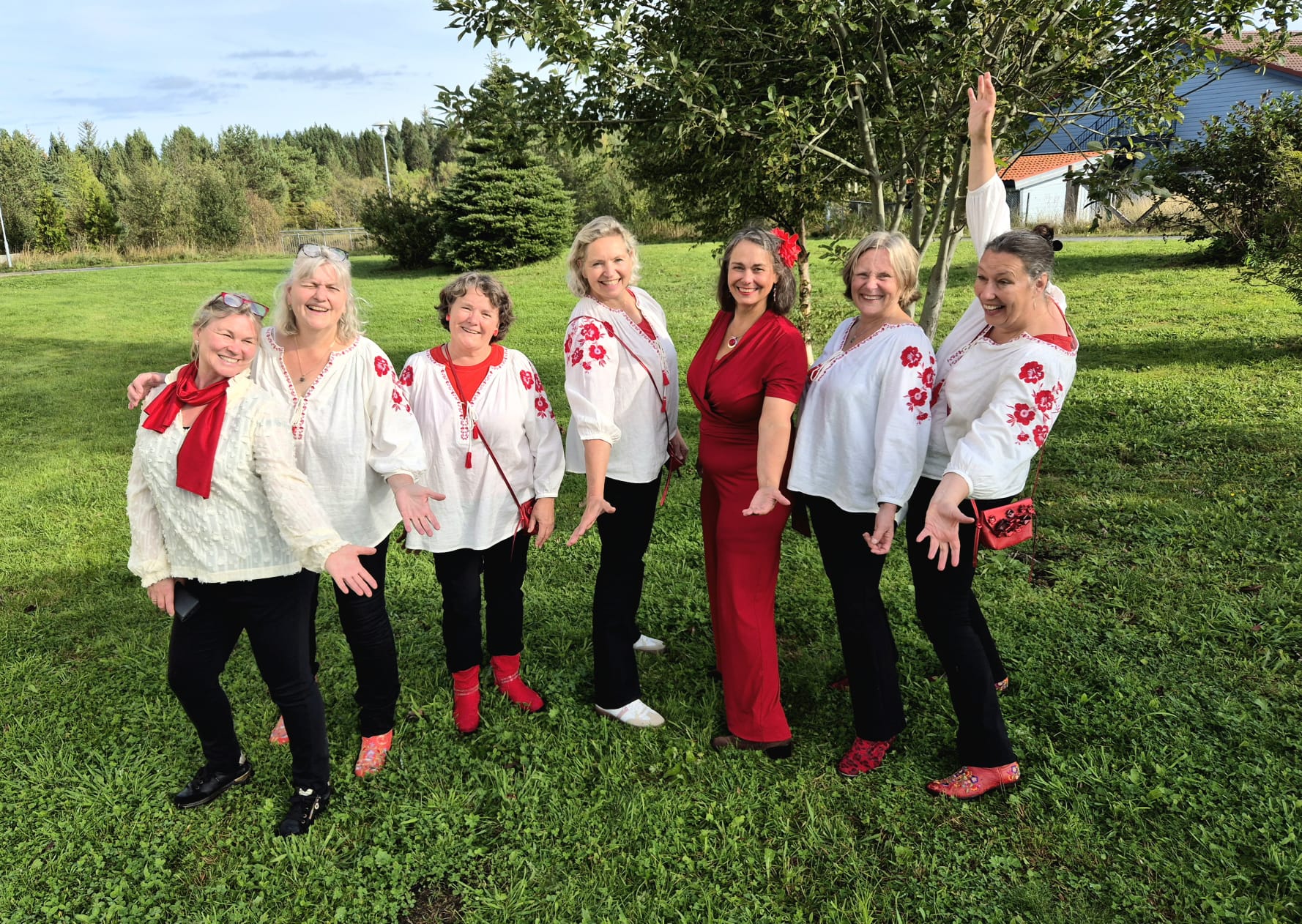 Csirke Banda aan het optreden